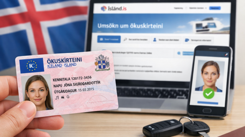 Bjóða upp á uppfærslur ökuskírteina á netinu Bjóða upp á uppfærslur ökuskírteina á netinu