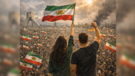 Íranska þjóðin hafnar klerkastjórn og sameinast um frelsi