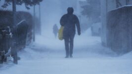 Hvetja íbúa til að halda sig heima í appelsínugulu veðri Hvetja íbúa til að halda sig heima í appelsínugulu veðri