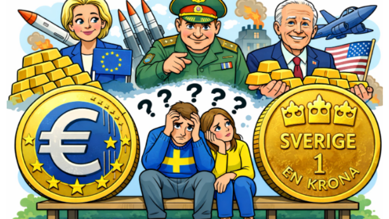 Svíþjóð: Engin ný rök fyrir því að taka upp evru