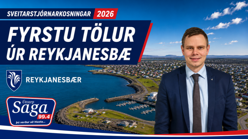 Sjálfstæðisflokkurinn stærstur í fyrstu tölum í Reykjanesbæ Sjálfstæðisflokkurinn stærstur í fyrstu tölum í Reykjanesbæ