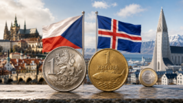 Tékkar vilja halda krónunni. Sömu rök eiga við um Ísland