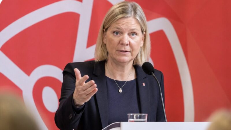 Yfirburðasigri rauðgrænna spáð í Svíþjóð Yfirburðasigri rauðgrænna spáð í Svíþjóð