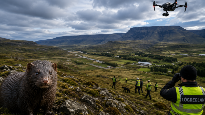 Búið að ná mörgum minkum í Mosfellsdal