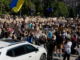 Þúsundir mótmæla einræðistilburðum Zelensky Þúsundir mótmæla einræðistilburðum Zelensky