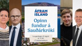 Áfram Ísland boðar opinn fund á Sauðárkróki um þjóðaratkvæðagreiðsluna Áfram Ísland boðar opinn fund á Sauðárkróki um þjóðaratkvæðagreiðsluna