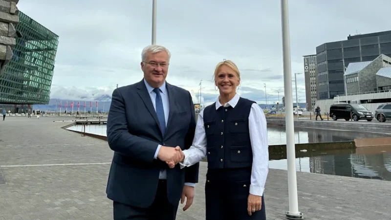 Úkraína og Ísland undirbúa samstarf um dróna Úkraína og Ísland undirbúa samstarf um dróna