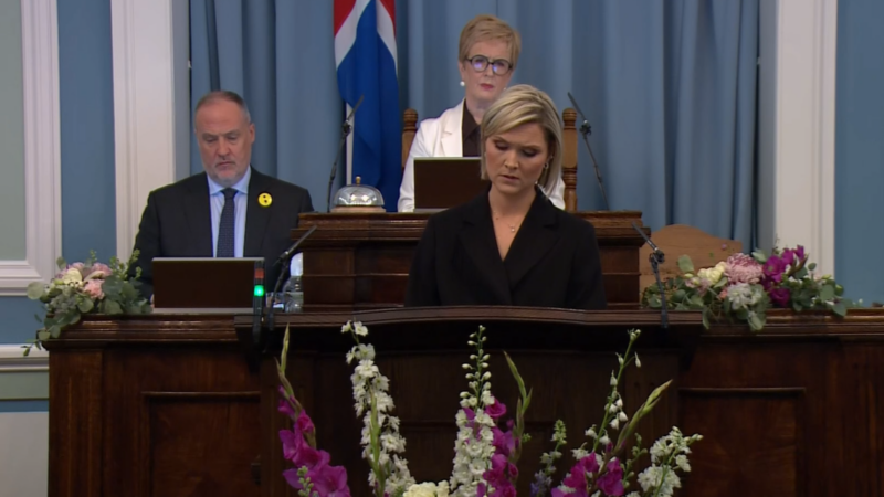 Kristrún lagði línurnar fyrir komandi þingvetur Kristrún lagði línurnar fyrir komandi þingvetur