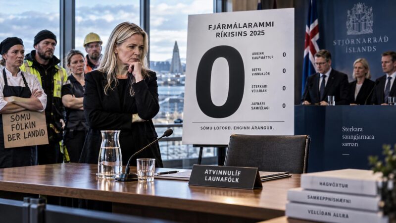 Sólveig Anna og stóllinn sem færðist út í horn Sólveig Anna og stóllinn sem færðist út í horn