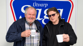 Fór með Hammondorgelið með Gullfossi til Evrópu