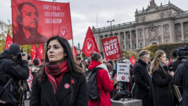 Vänsterpartiet í Svíþjóð í vanda vegna Hamas-málsins