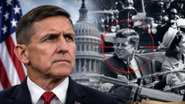 Flynn segir leyniþjónustuaðila hafa komið að morðinu á Kennedy