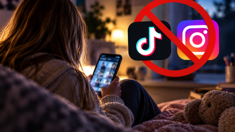 Könnun: Meirihluti vill banna börnum yngri en 15 ára aðgang að TikTok og Instagram Könnun: Meirihluti vill banna börnum yngri en 15 ára aðgang að TikTok og Instagram