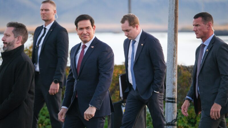Fjórir íslenskir fjölmiðlar fá að spyrja Rubio á blaðamannafundinum Fjórir íslenskir fjölmiðlar fá að spyrja Rubio á blaðamannafundinum