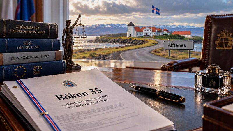Bókun 35 á borði forseta Íslands