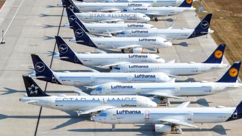Lufthansa undirbýr millilendingar vegna eldsneytisskorts